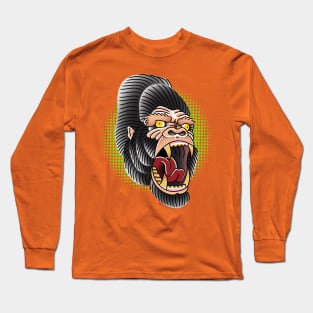 Groovy Gorilla Girl Long Sleeve T-Shirt